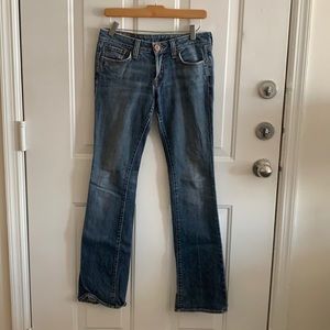 Lucky Brand low-rise straight cut jeans